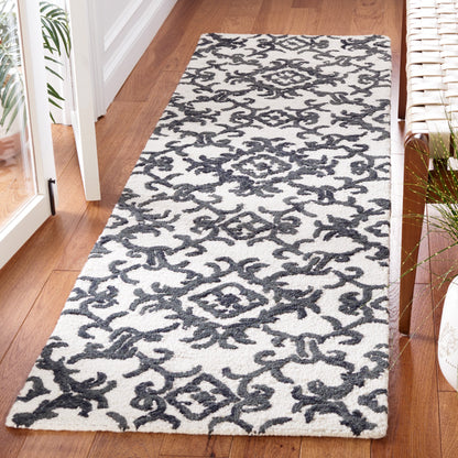 SAFAVIEH, Tapis en laine moderne à motif floral Blossom Vesela, fait main