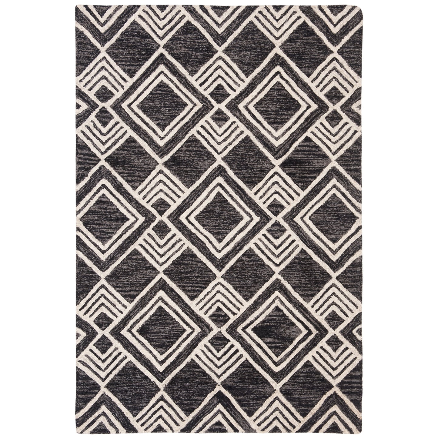 SAFAVIEH, Tapis en laine moderne à motif floral Blossom Vesela, fait main