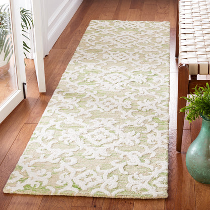 SAFAVIEH, Tapis en laine moderne à motif floral Blossom Vesela, fait main