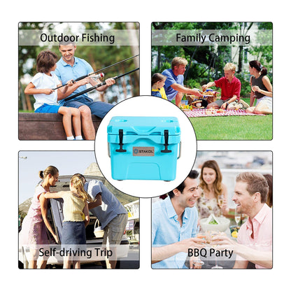 Glacière portable SKTAKOL 16 pintes (15 litres) étanche, capacité 24 canettes de glace - Voir les détails