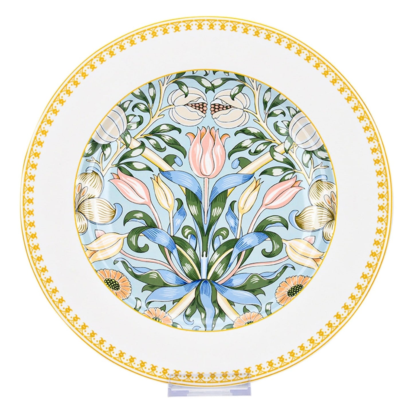 Service de table en porcelaine fine Morris Garden de STP Goods, 24 pièces, pour 6 personnes