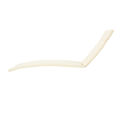 Ensemble de coussins d'extérieur Salem pour chaise longue - Coussins seulement (lot de 2) par Christopher Knight Home - 79,25 cm (L) x 27,50 cm (l) x 1,50 cm (H)