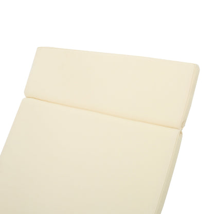 Ensemble de coussins d'extérieur Salem pour chaise longue - Coussins seulement (lot de 2) par Christopher Knight Home - 79,25 cm (L) x 27,50 cm (l) x 1,50 cm (H)