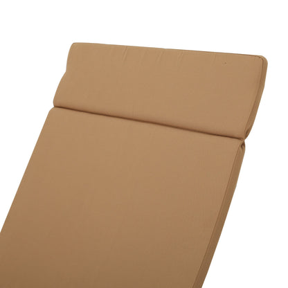 Ensemble de coussins d'extérieur Salem pour chaise longue - Coussins seulement (lot de 2) par Christopher Knight Home - 79,25 cm (L) x 27,50 cm (l) x 1,50 cm (H)