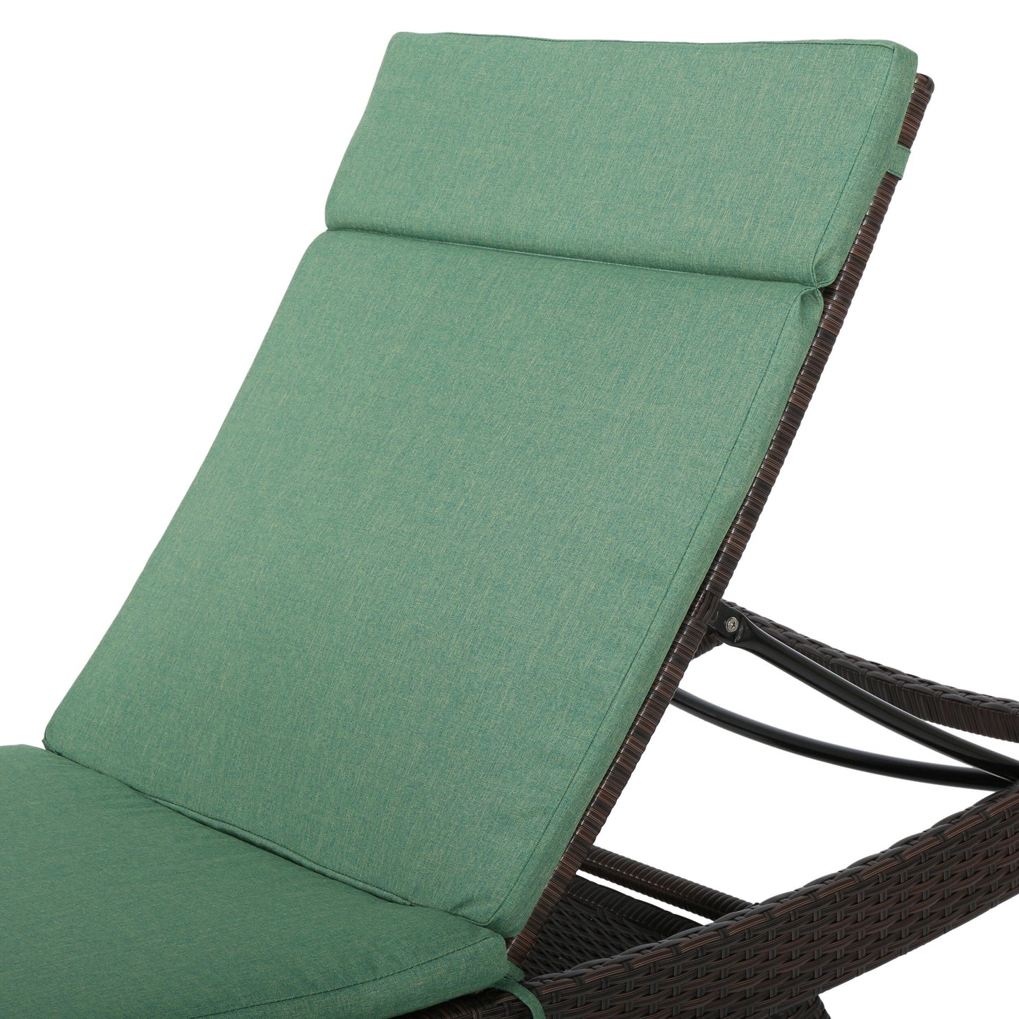 Ensemble de coussins d'extérieur Salem pour chaise longue - Coussins seulement (lot de 2) par Christopher Knight Home - 79,25 cm (L) x 27,50 cm (l) x 1,50 cm (H)