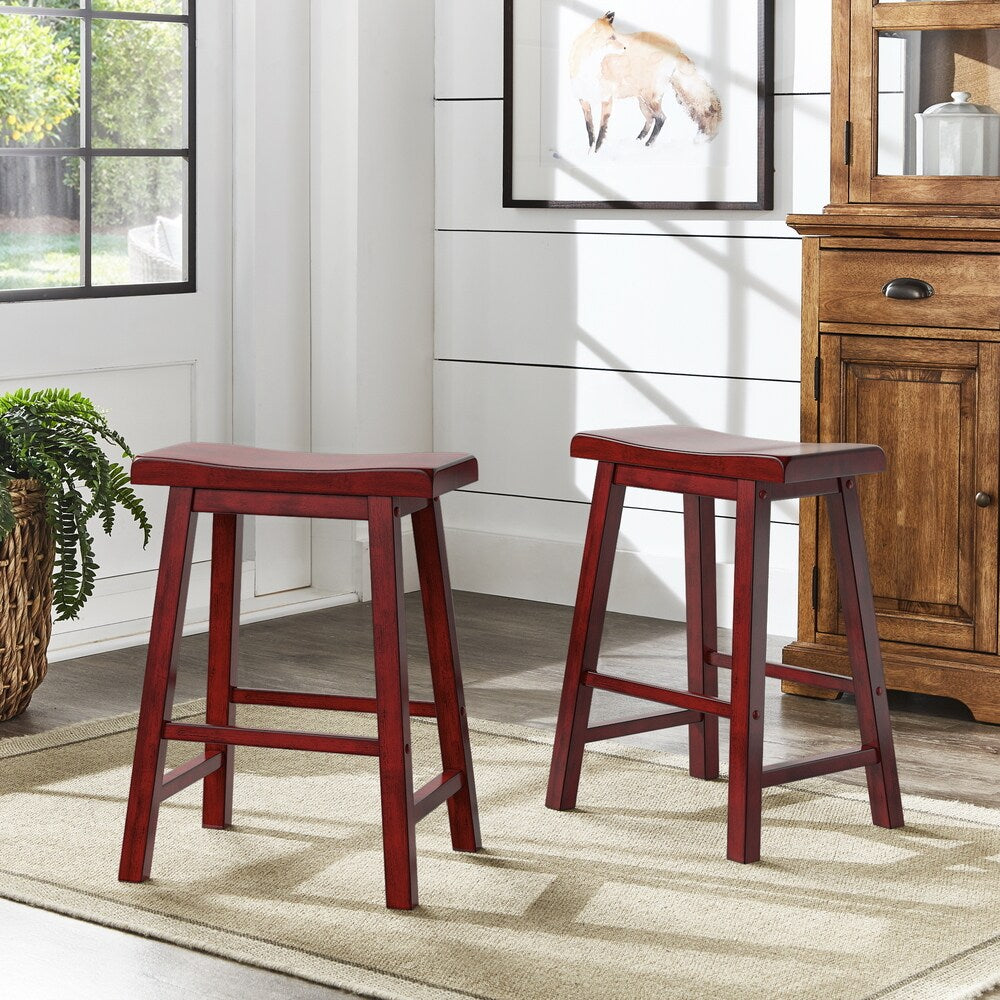 Tabourets de bar sans dossier Salvador II (lot de 2) par iNSPIRE Q Classic