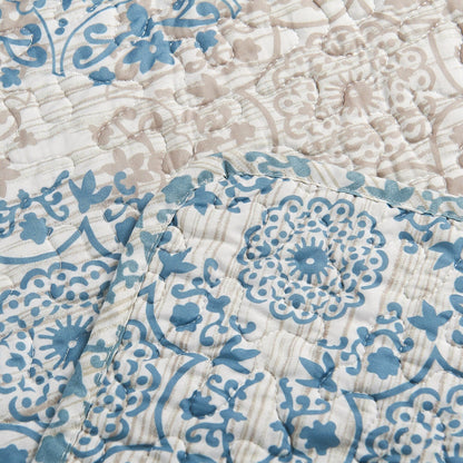 Ensemble de couvre-lit Serenta 6 pièces en mélange de coton pour lit de jour - 75 x 39