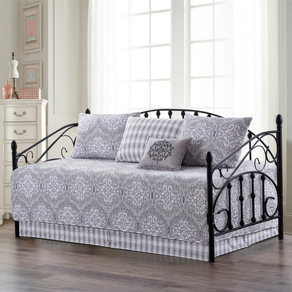 Ensemble de couvre-lit Serenta 6 pièces en mélange de coton pour lit de jour - 75 x 39