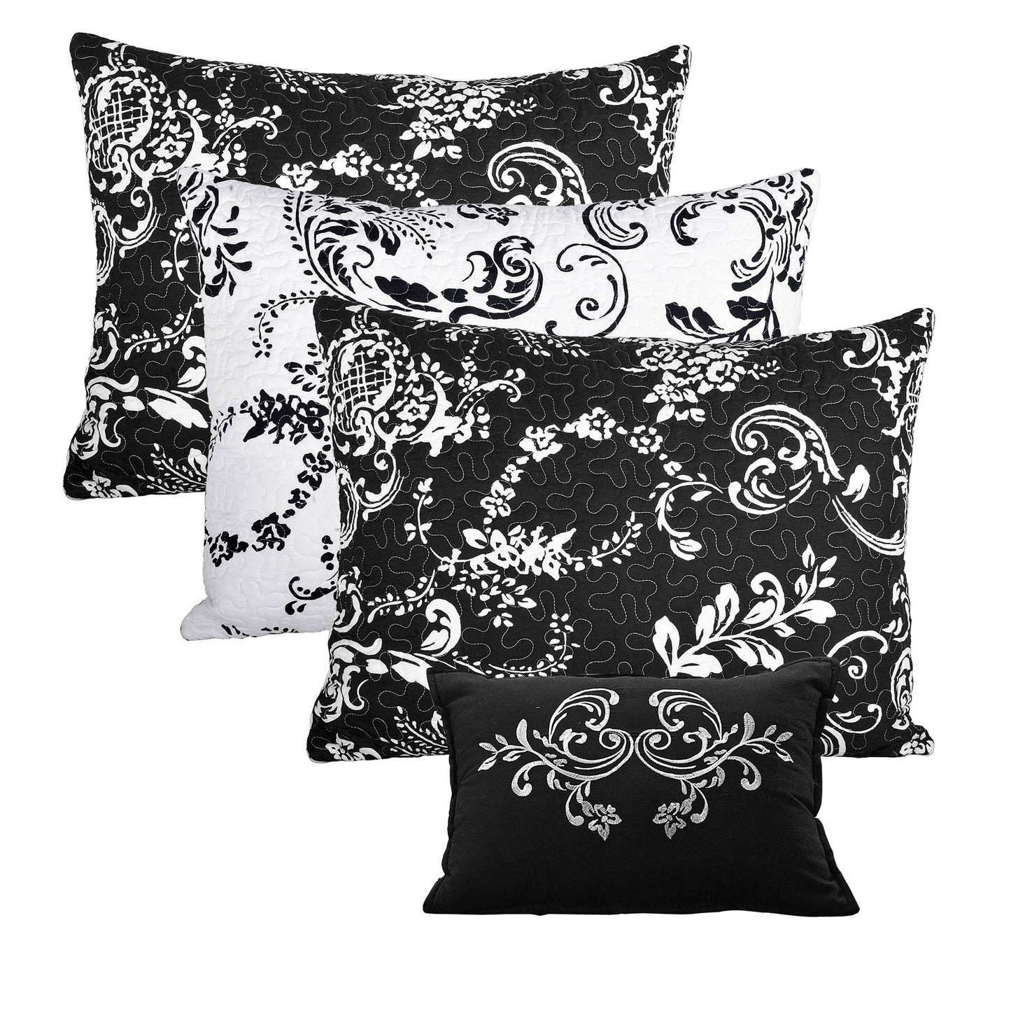 Ensemble de couvre-lit Serenta 6 pièces en mélange de coton pour lit de jour - 75 x 39