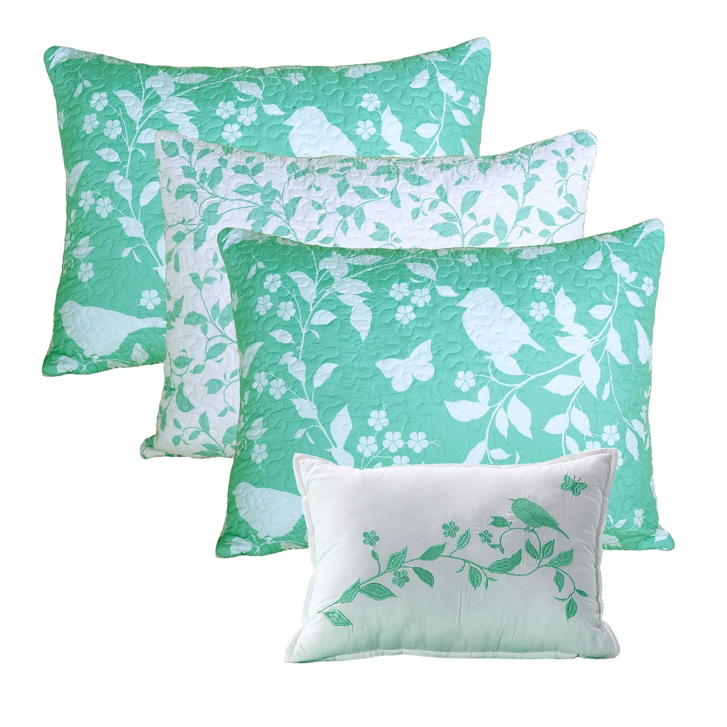 Ensemble de couvre-lit Serenta 6 pièces en mélange de coton pour lit de jour - 75 x 39