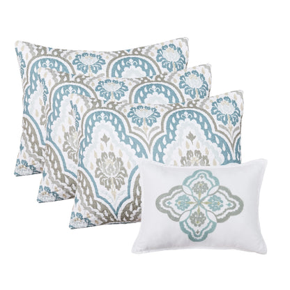 Ensemble de couvre-lit Serenta 6 pièces en mélange de coton pour lit de jour - 75 x 39