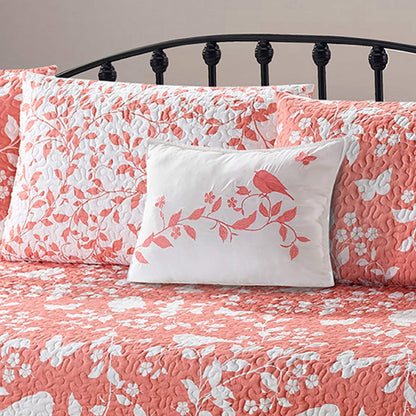 Ensemble de couvre-lit Serenta 6 pièces en mélange de coton pour lit de jour - 75 x 39