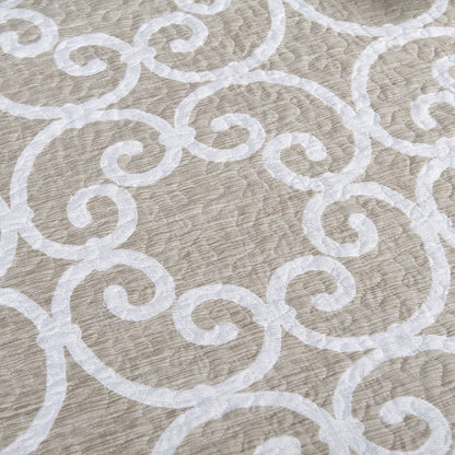 Ensemble de couvre-lit Serenta 6 pièces en mélange de coton pour lit de jour - 75 x 39