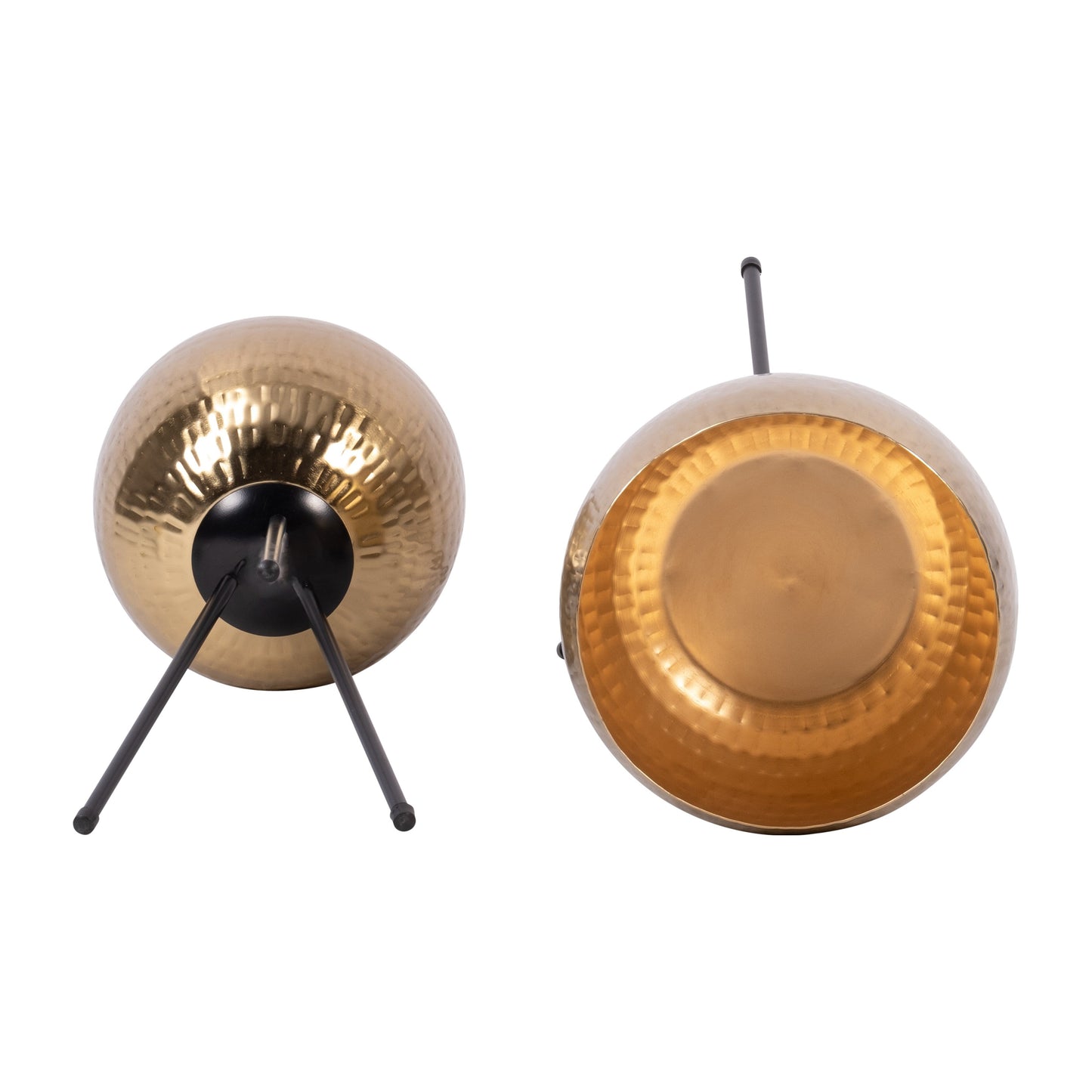 Ensemble de 2 jardinières robustes en fer forgé Sagebrook Home sur supports modernes - Transformez votre espace de vie en une oasis