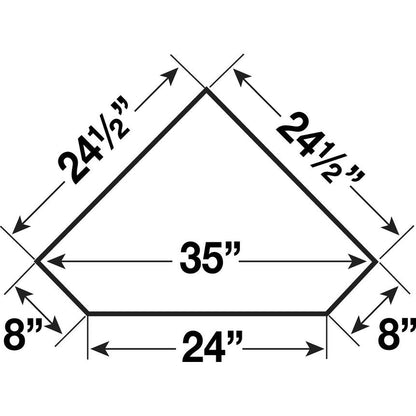 Ensemble coiffeuse d'angle Shaker 3 pièces