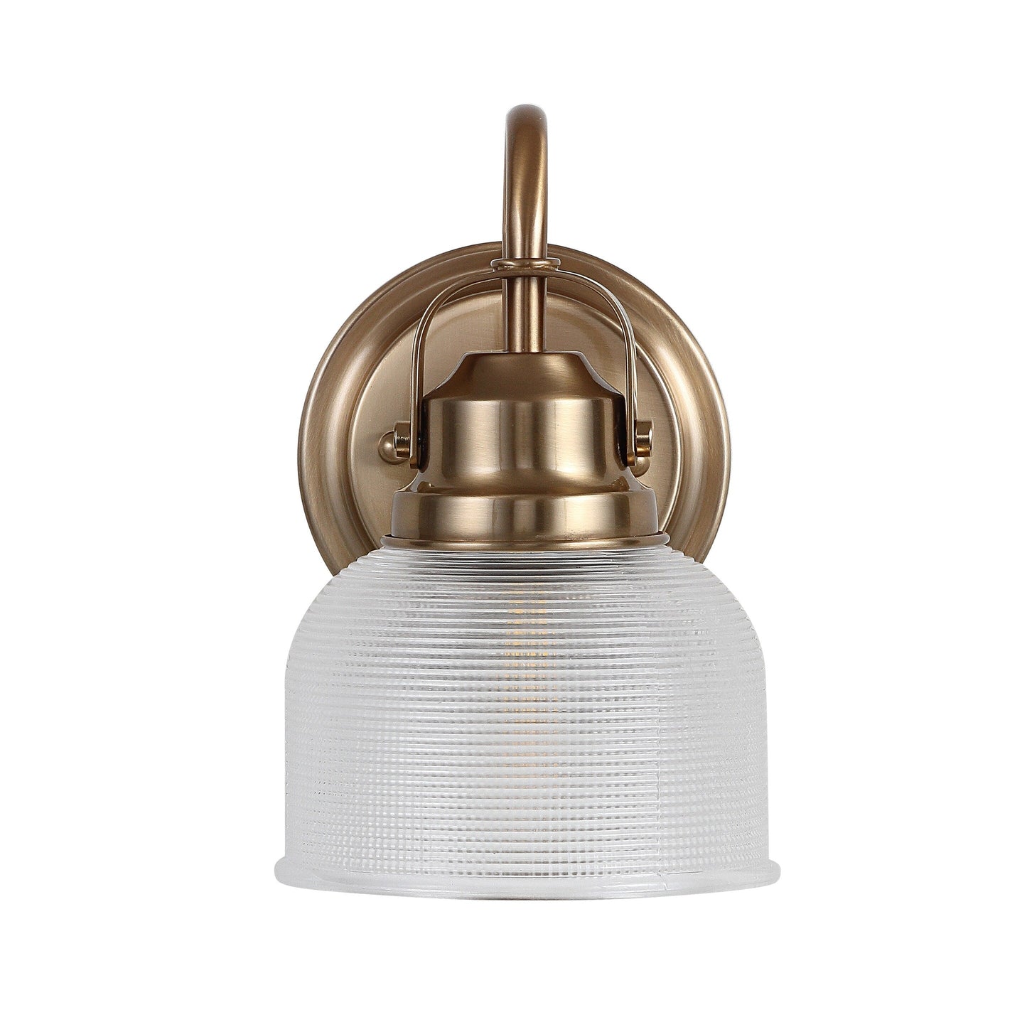 Applique murale LED Shirley en métal et verre, par JONATHAN Y