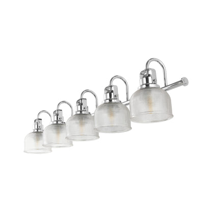 Applique murale LED Shirley en métal et verre, par JONATHAN Y