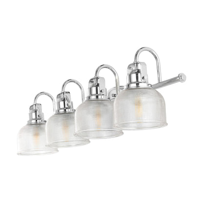 Applique murale LED Shirley en métal et verre, par JONATHAN Y