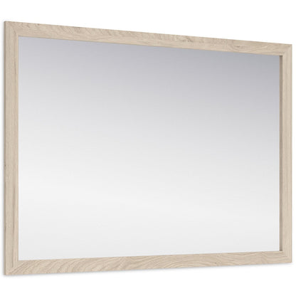 Miroir de chambre beige Cadmori, Signature Design by Ashley - Marron - 38,86 cm (L) x 1,3 cm (P) x 27,68 cm (H)