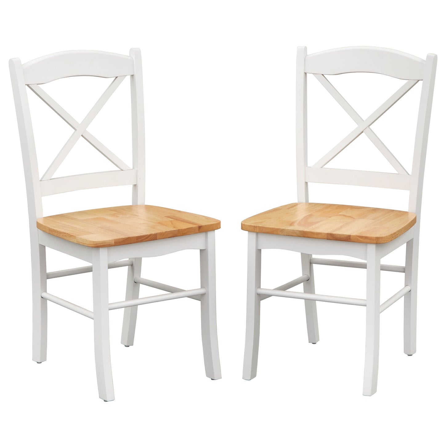 Chaises de salle à manger style cottage champêtre (lot de 2)