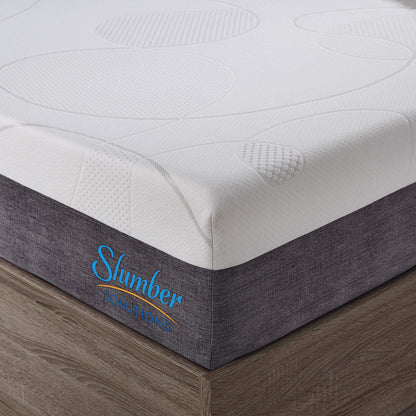Ensemble de matelas Slumber Solutions - Choisissez votre confort - 14 pouces - Mousse à mémoire de forme et gel
