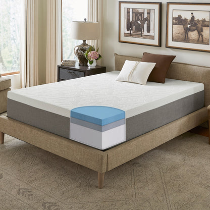 Matelas en mousse à mémoire de forme Slumber Solutions Signature de 30 cm (12 pouces) NRGel