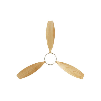 Ventilateur de plafond d'intérieur Sofucor 52 en bois avec éclairage intégré et télécommande (en option).