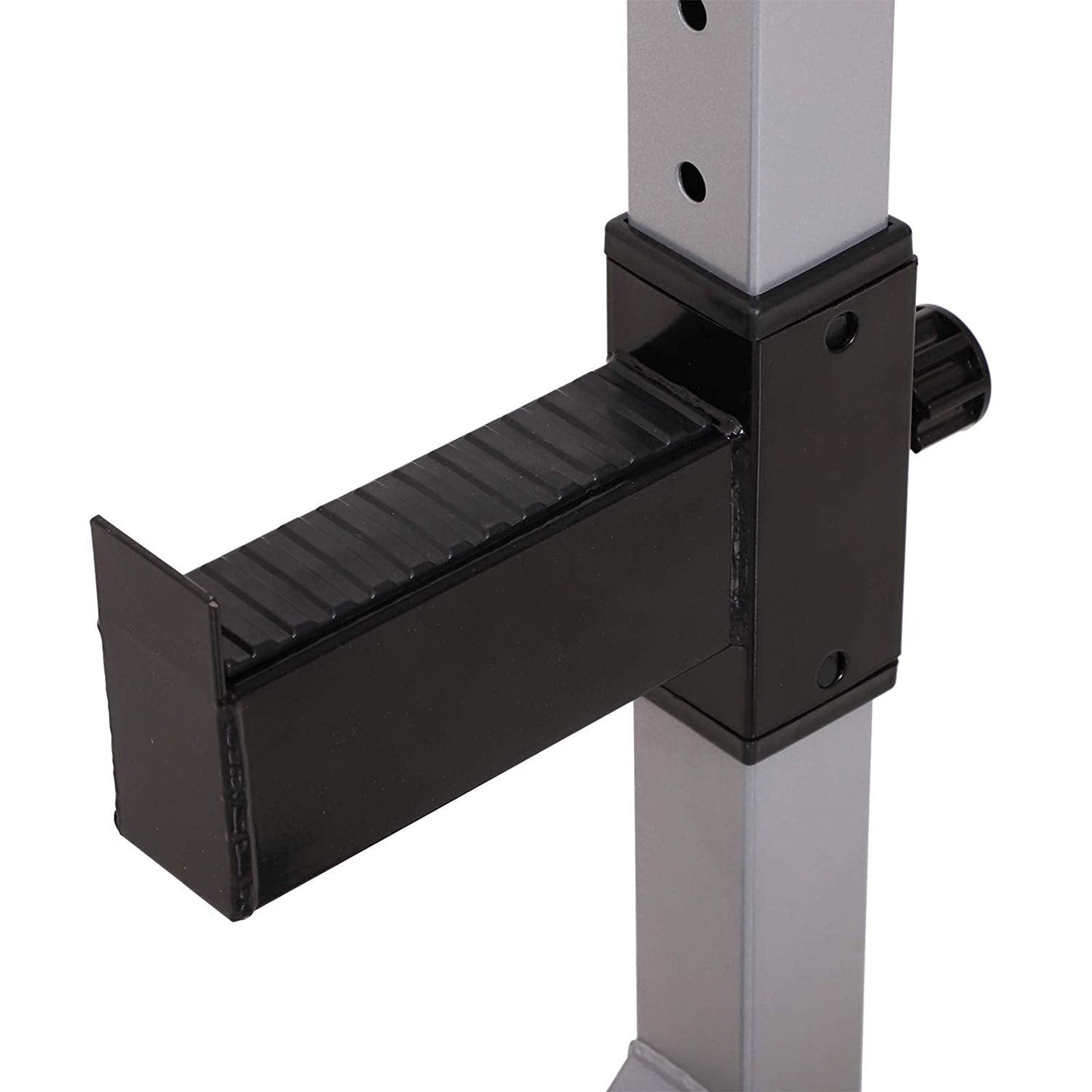 Support à haltères/banc de développé couché Soozier Steel en acier, réglable en hauteur, en 2 parties - Non applicable