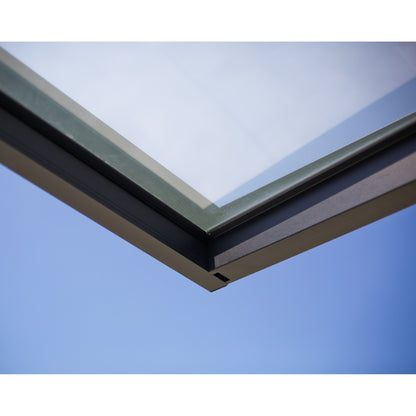 Auvent de porte et fenêtre Sophia 3 pi Gris Transparent