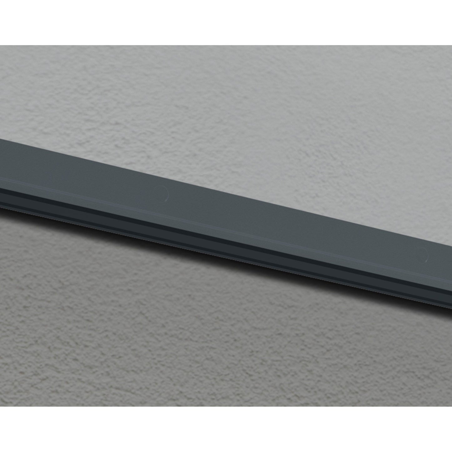 Auvent de porte et fenêtre Sophia 3 pi Gris Transparent