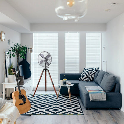 Ventilateur sur trépied Star Fans Star de 40 cm avec pieds en bois