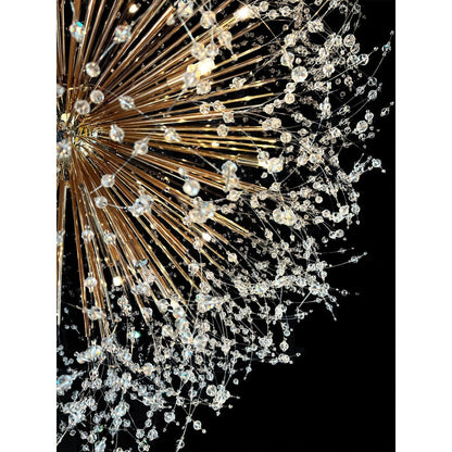 Lustre Starburst 47 de large, luminaire en cristal