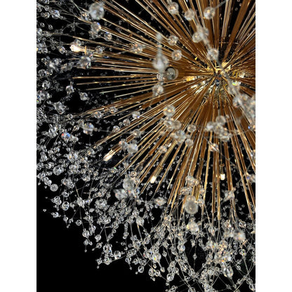 Lustre Starburst 47 de large, luminaire en cristal