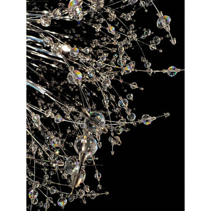 Lustre Starburst 47 de large, luminaire en cristal