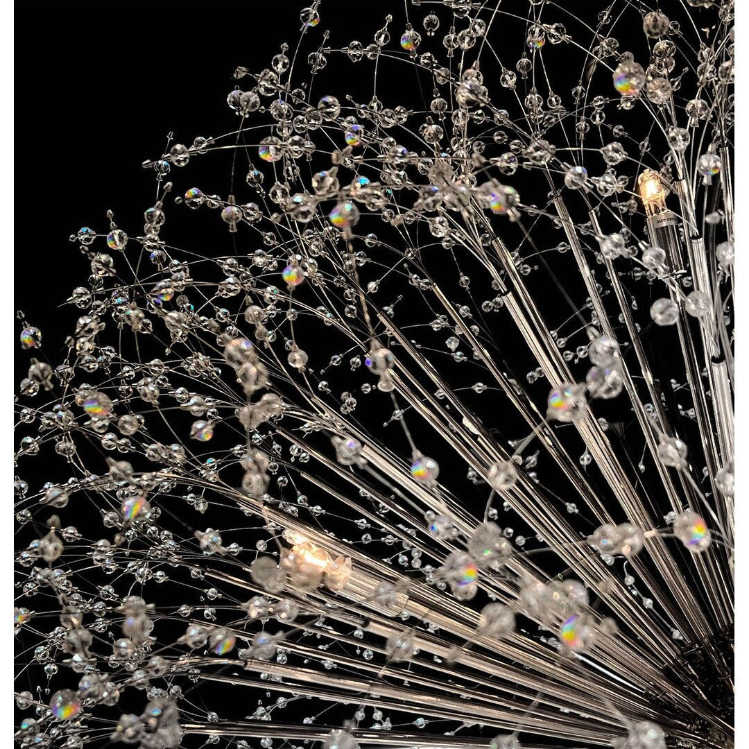 Lustre Starburst 47 de large, luminaire en cristal