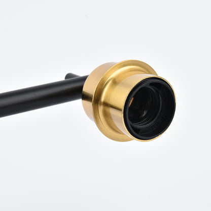 Applique murale moderne Starsky à 4 lumières avec variateur et abat-jour en verre globe