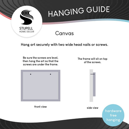 Tableau sur toile représentant un héron Stupell sur la plage, créé par Grace Popp.