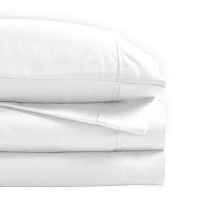 Superior Cotton Blend 1200 Thread Count Solid Deep Pocket Bed Sheet Set