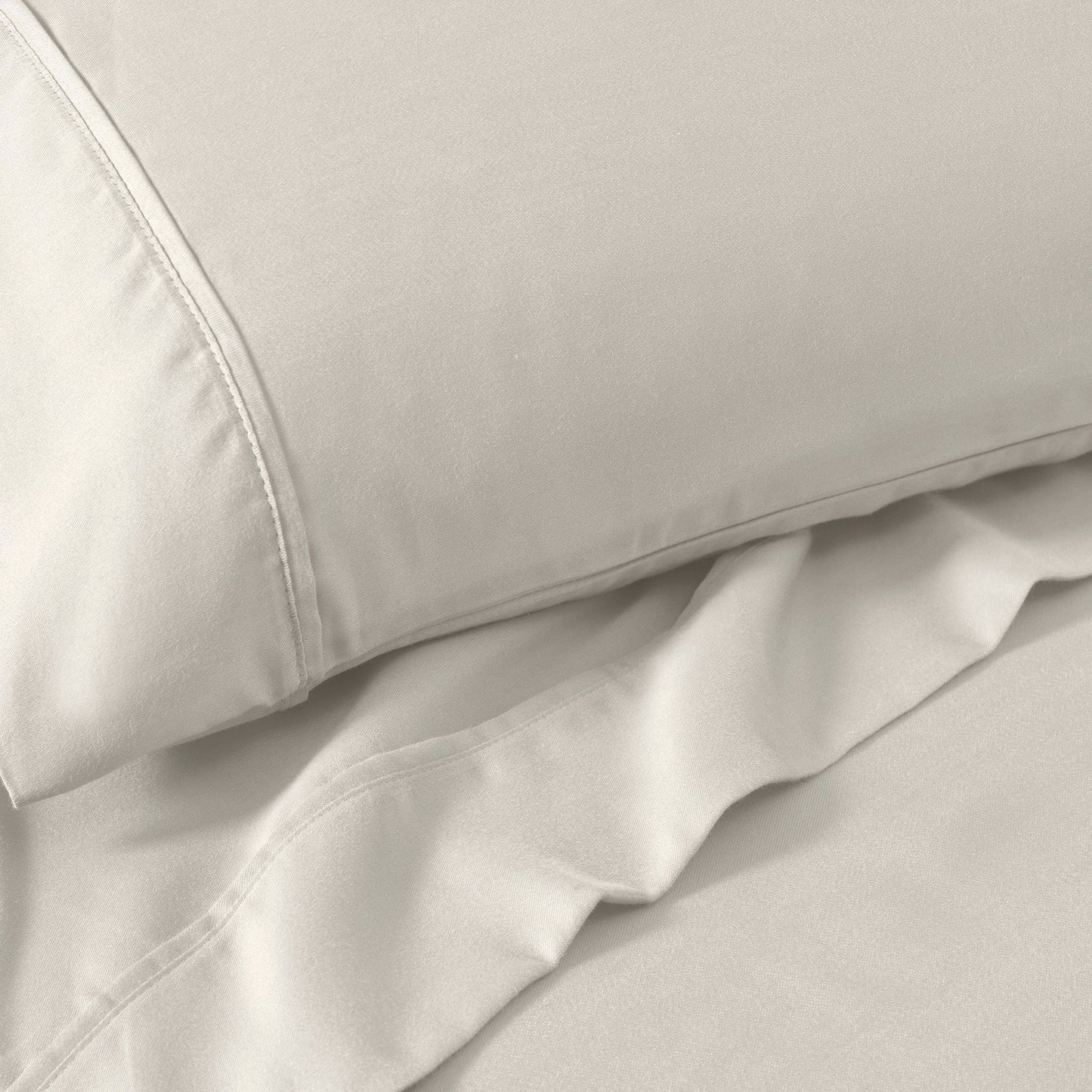 Superior Cotton Blend 1200 Thread Count Solid Deep Pocket Bed Sheet Set