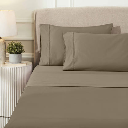 Superior Egyptian Cotton 1200 Thread Count Eco-Friendly Solid Sheet Set