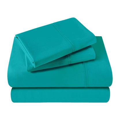 Superior Egyptian Cotton 400 Thread Count Solid Deep Pocket Bed Sheet Set