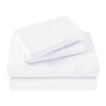 Superior Egyptian Cotton 400 Thread Count Solid Deep Pocket Bed Sheet Set