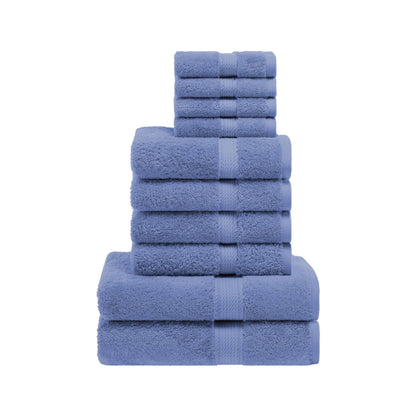 Superior Egyptian Cotton Pile Heavyweight 10-Piece Towel Set