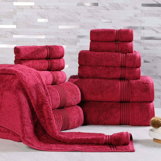 Superior Heritage Egyptian Cotton Absorbent 12-Piece Towel Set