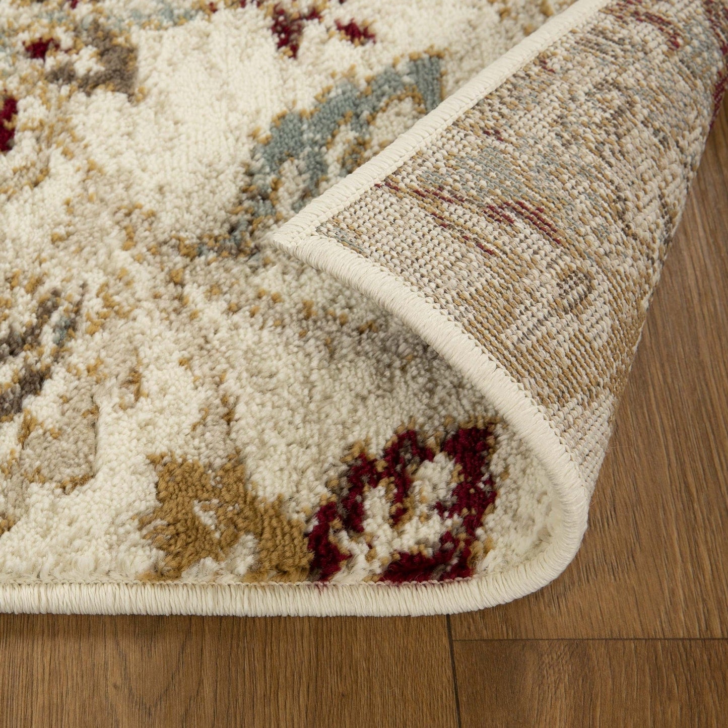 Superior Jacobean Farmhouse Floral Indoor Area Rug