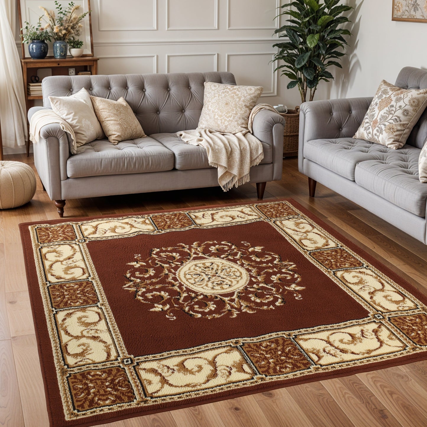 Superior Traditional Floor Decor Large Indoor Area Rug