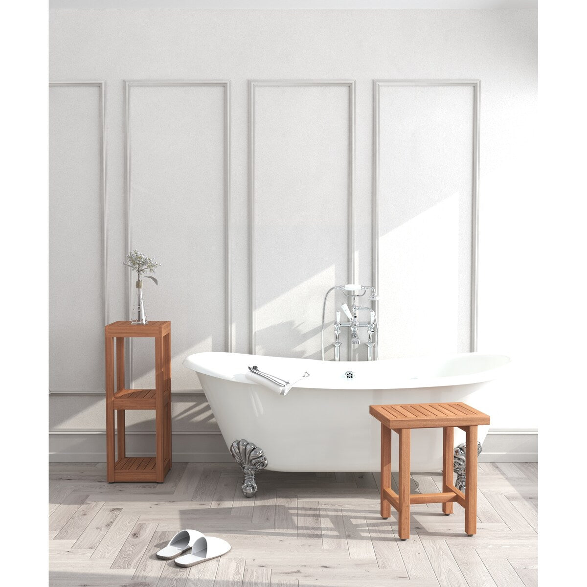 The Original Spa Teak Shower Bench