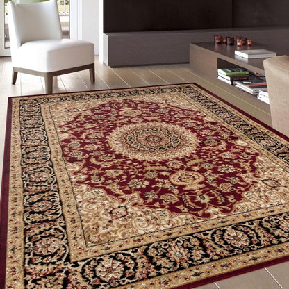 World Rug Gallery Traditional Oriental Medallion Area Rug