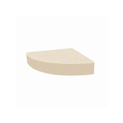 Transolid Studio 14-In X 14-In Solid Surface Wall-Mount Corner Shower Seat - 14.5 x 14.25 x 3