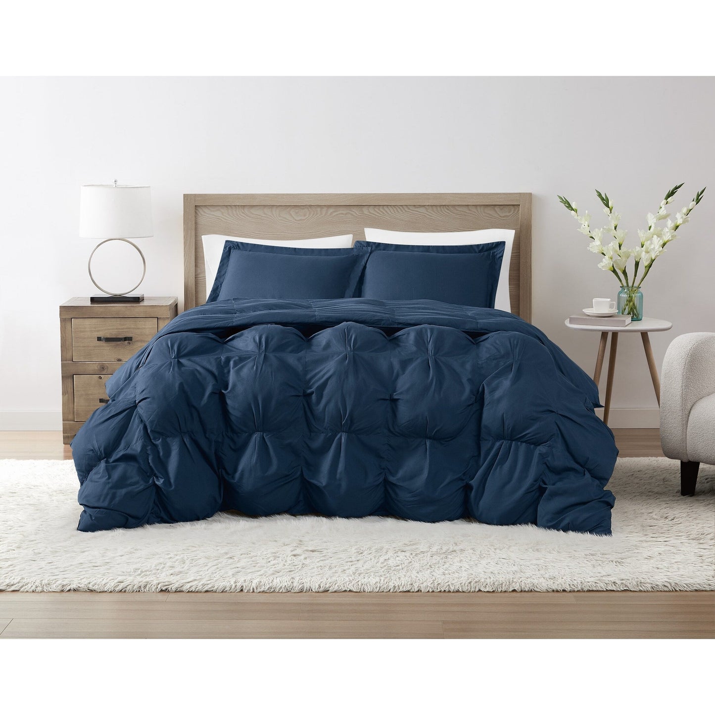 Truly Soft Oversized Puffer 3 Piece Comforter Set